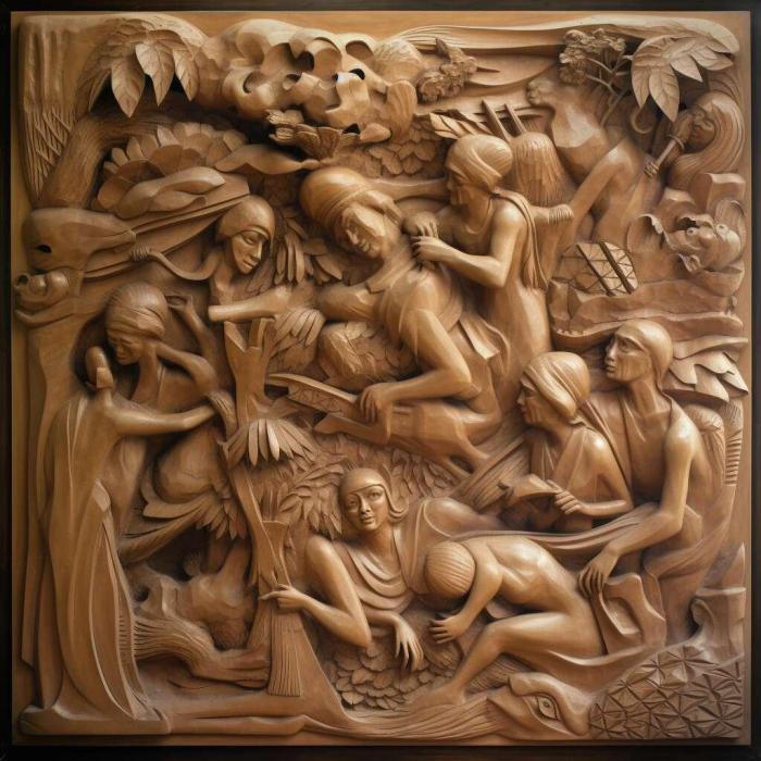 نموذج ثلاثي الأبعاد لآلة CNC 3D Art 